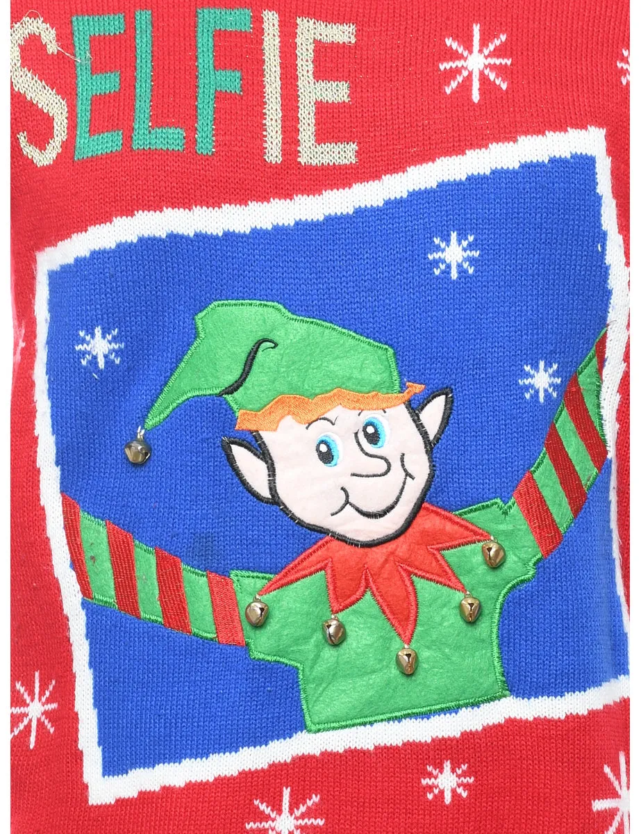 Festive Christmas Jumper - M