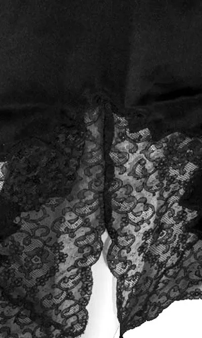Fischer Heavenly silk lingerie vintage half slip 1940s older label