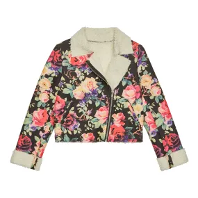 Floral Sherpa Jacket