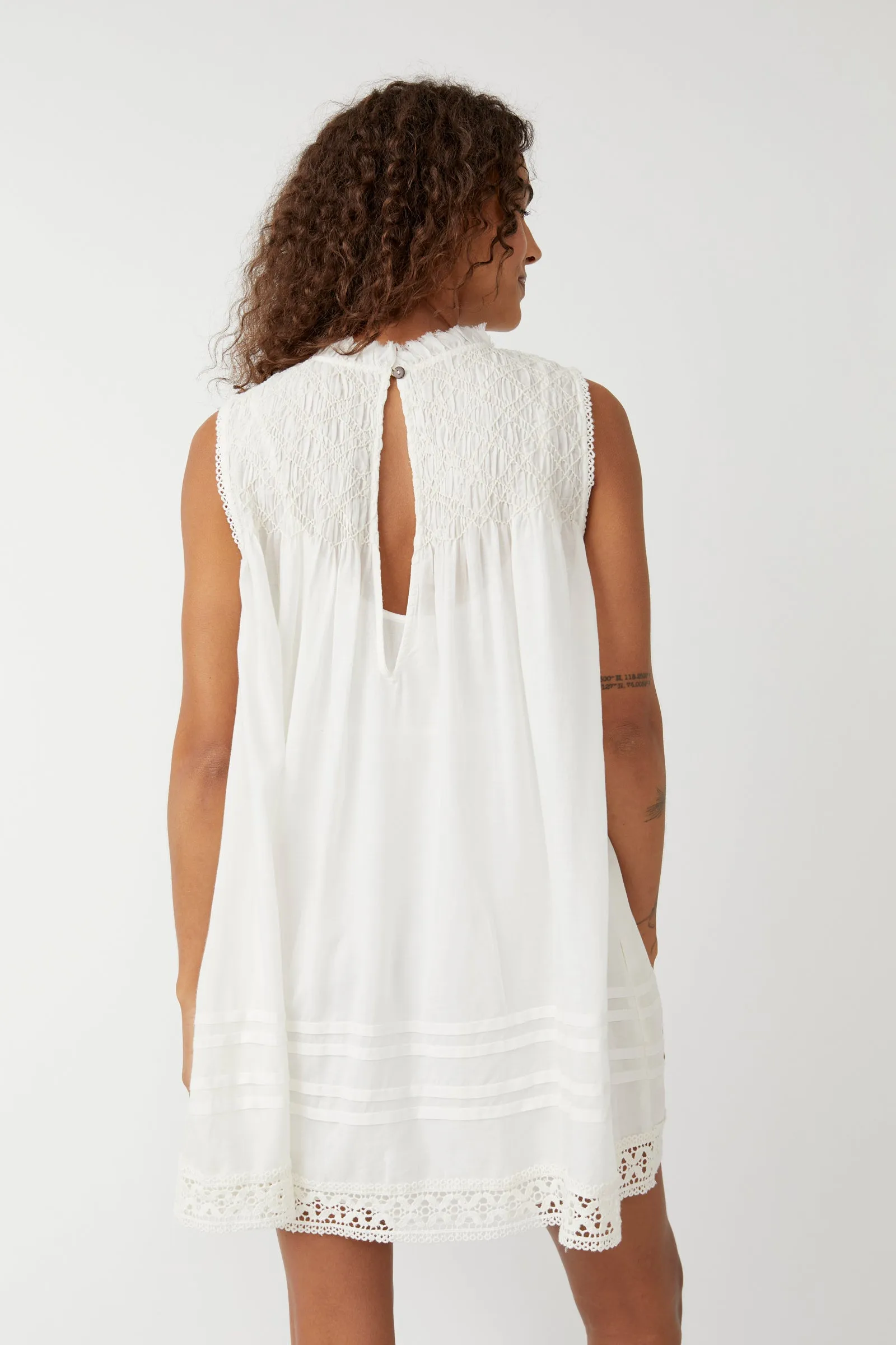 Free People Shea Solid Mini- Ivory