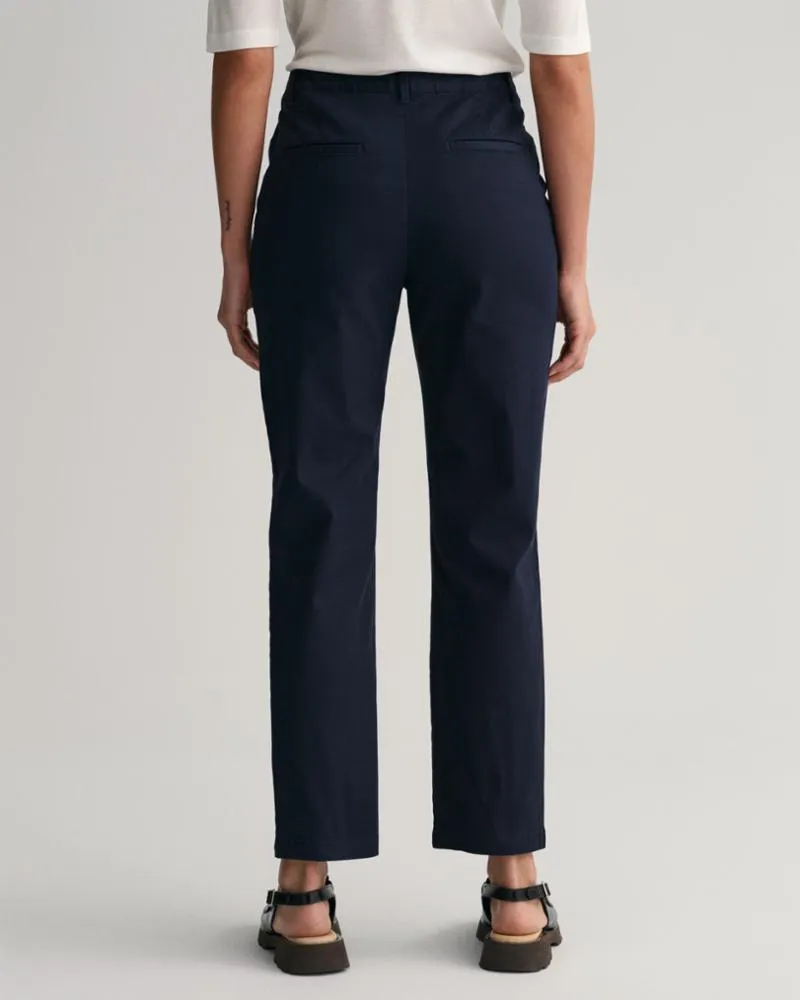 Gant Apparel Womens SLIM CHINOS 433/EVENING BLUE