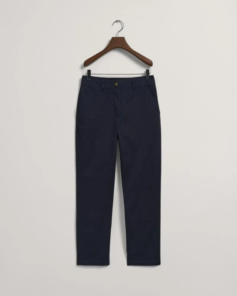 Gant Apparel Womens SLIM CHINOS 433/EVENING BLUE