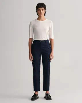 Gant Apparel Womens SLIM CHINOS 433/EVENING BLUE