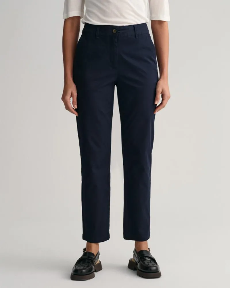Gant Apparel Womens SLIM CHINOS 433/EVENING BLUE