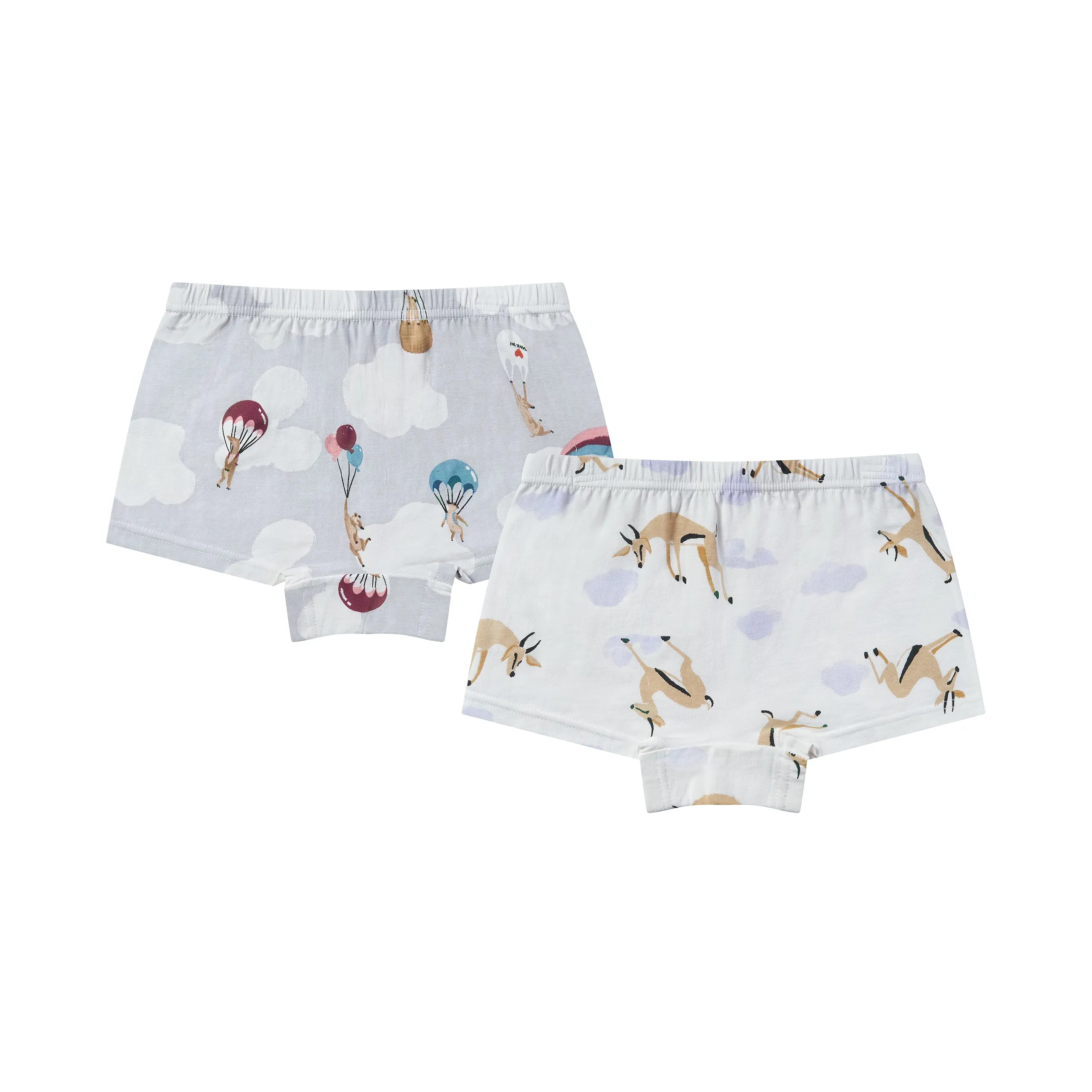 Girls Boy Short Underwear (2 Pack)