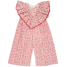Girls Raphaela Jumper - Pink Mini Ditsy