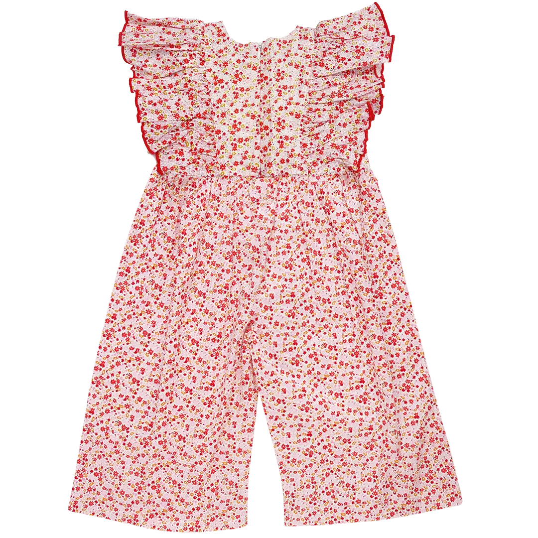 Girls Raphaela Jumper - Pink Mini Ditsy