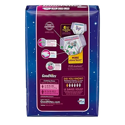 Goodnites Underwear - Girl - Large/X-Large - 20 ct
