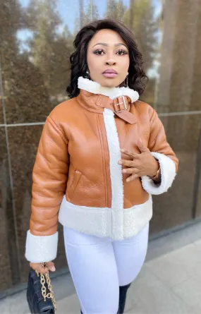 Grace Vegan Leather Moto Jacket Women