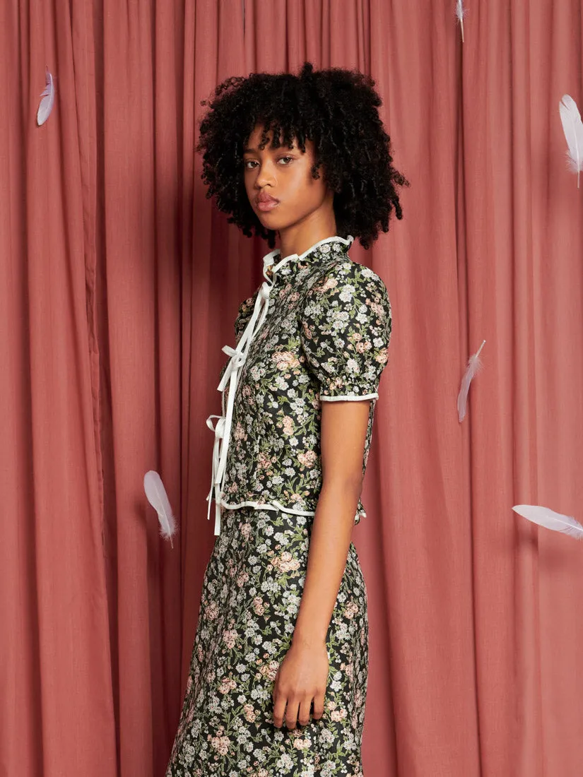 Graces Jacquard Top