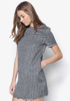 Gray Wrap Slip Dress