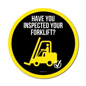 Have You Remembered to Inspect Your Forklift? Outdoor/Heavy Duty Usage, 30cm Diameter