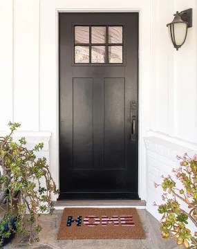 Home American Flag Coir Doormat