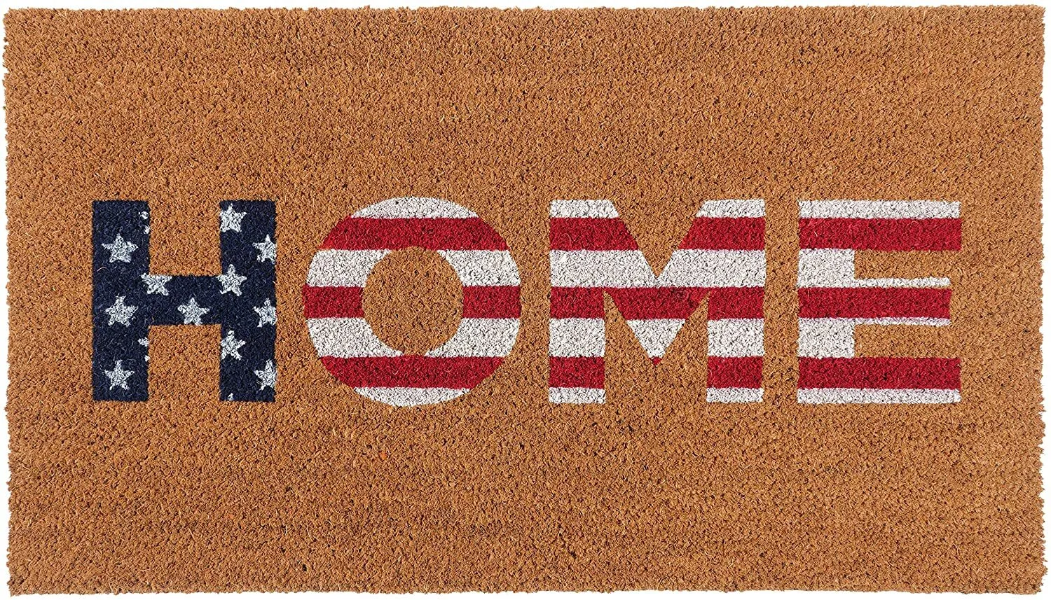 Home American Flag Coir Doormat