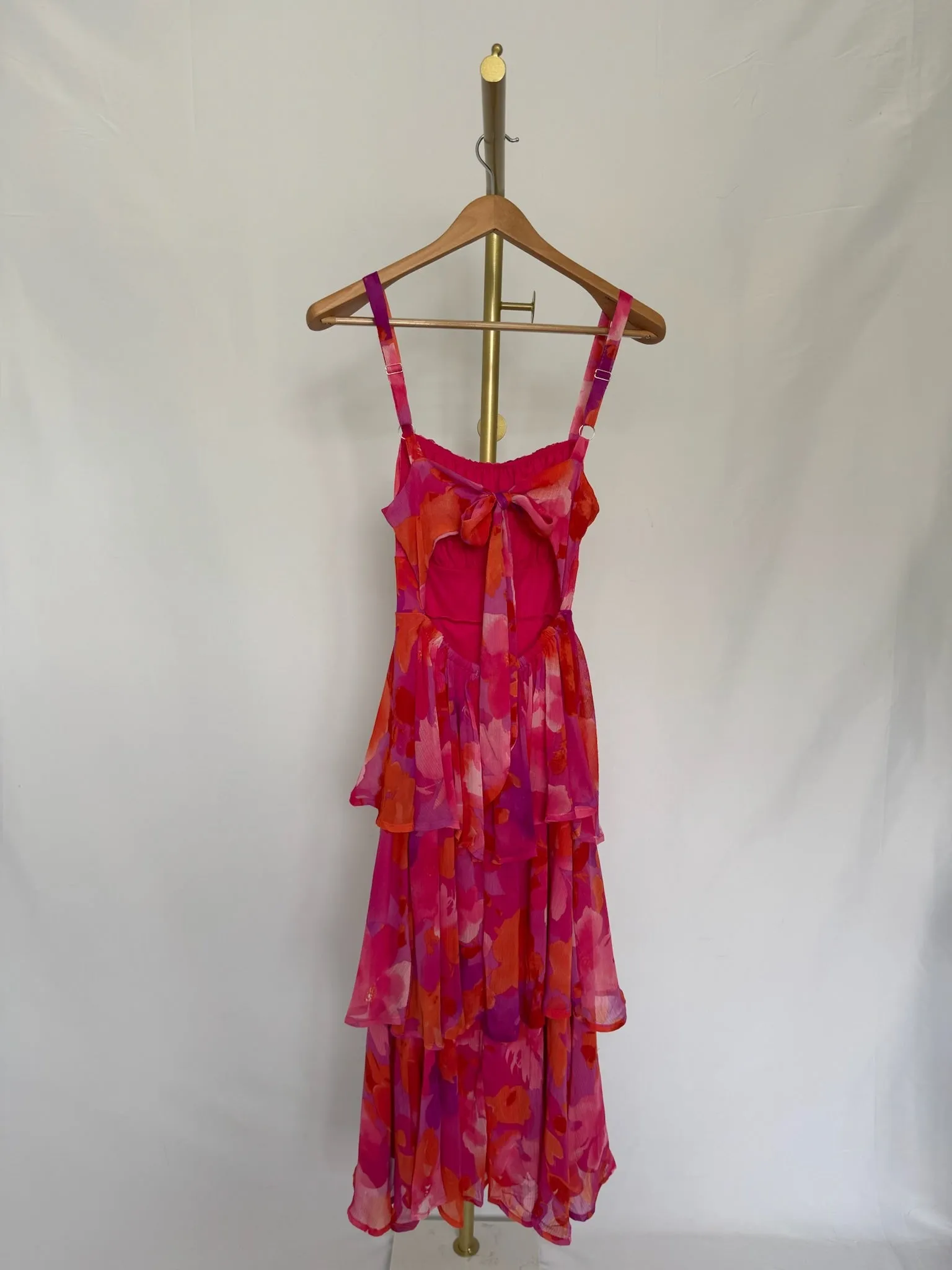 INVITATION Floral Midi Dress