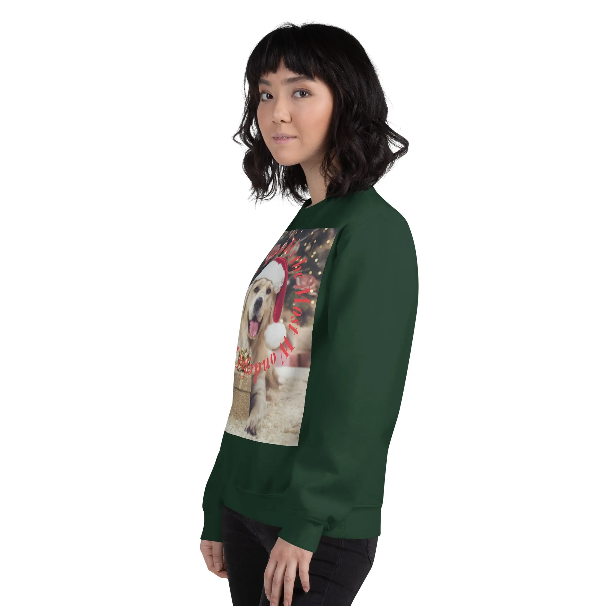 It's The Most Wonderful Time of The Year Christmas Sweatshirt (Glamourange Christmas Sweatshirt Womens)