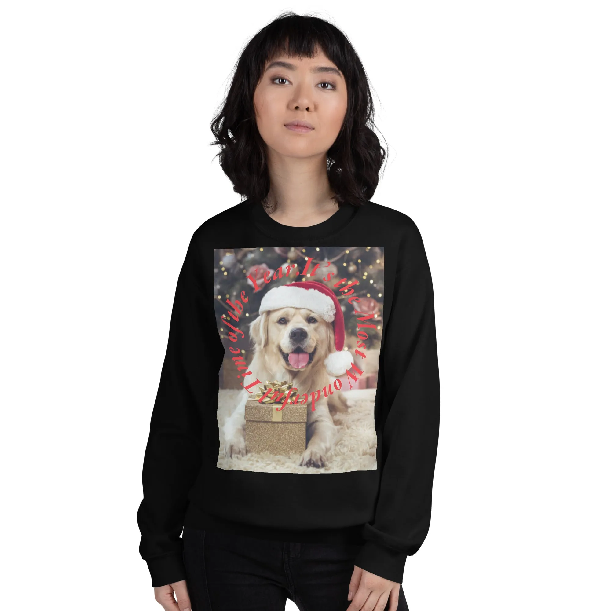 It's The Most Wonderful Time of The Year Christmas Sweatshirt (Glamourange Christmas Sweatshirt Womens)
