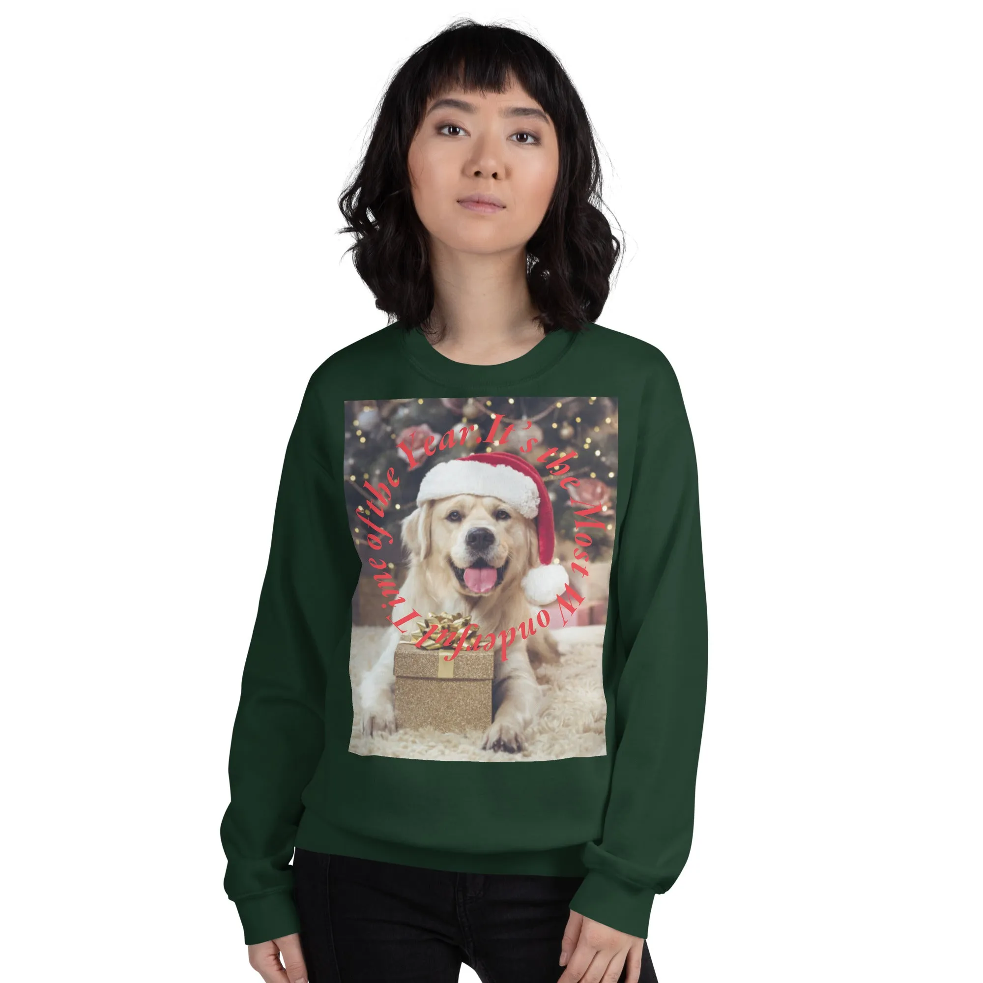 It's The Most Wonderful Time of The Year Christmas Sweatshirt (Glamourange Christmas Sweatshirt Womens)
