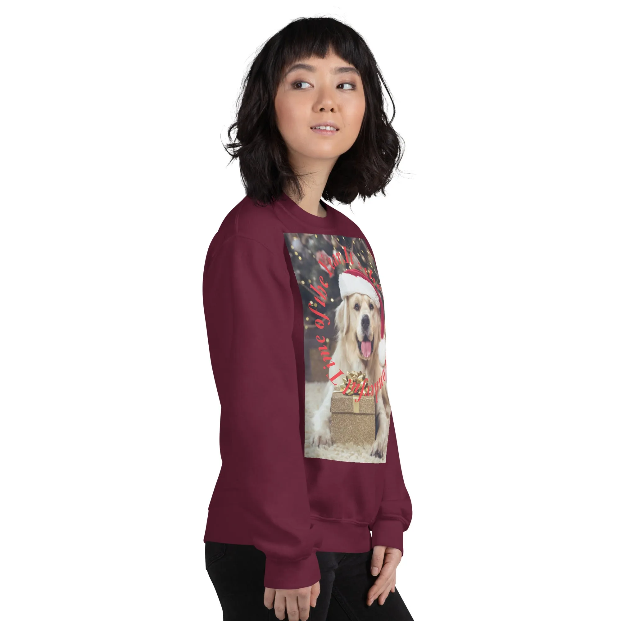 It's The Most Wonderful Time of The Year Christmas Sweatshirt (Glamourange Christmas Sweatshirt Womens)
