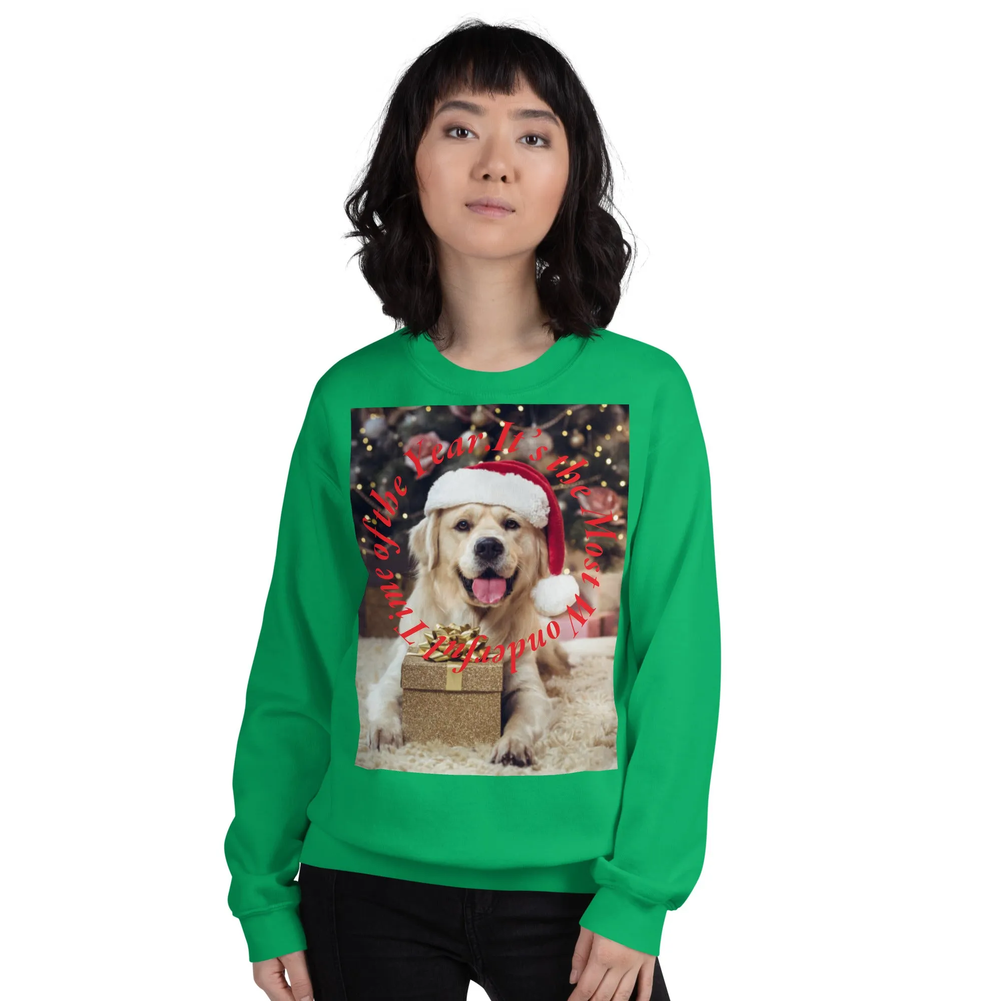 It's The Most Wonderful Time of The Year Christmas Sweatshirt (Glamourange Christmas Sweatshirt Womens)