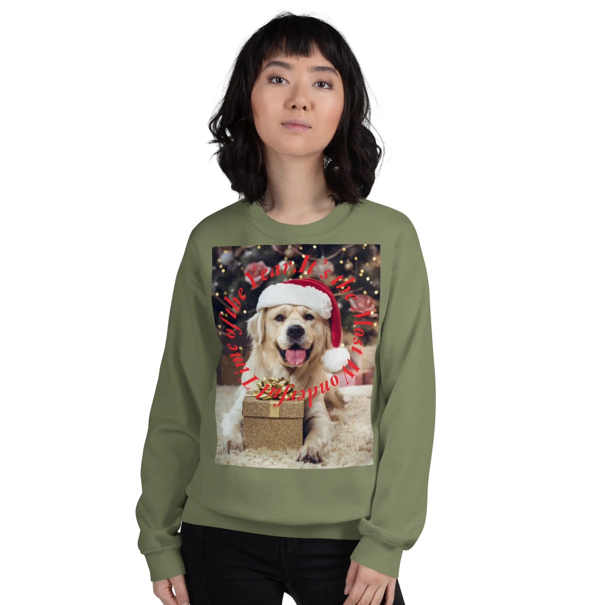 It's The Most Wonderful Time of The Year Christmas Sweatshirt (Glamourange Christmas Sweatshirt Womens)