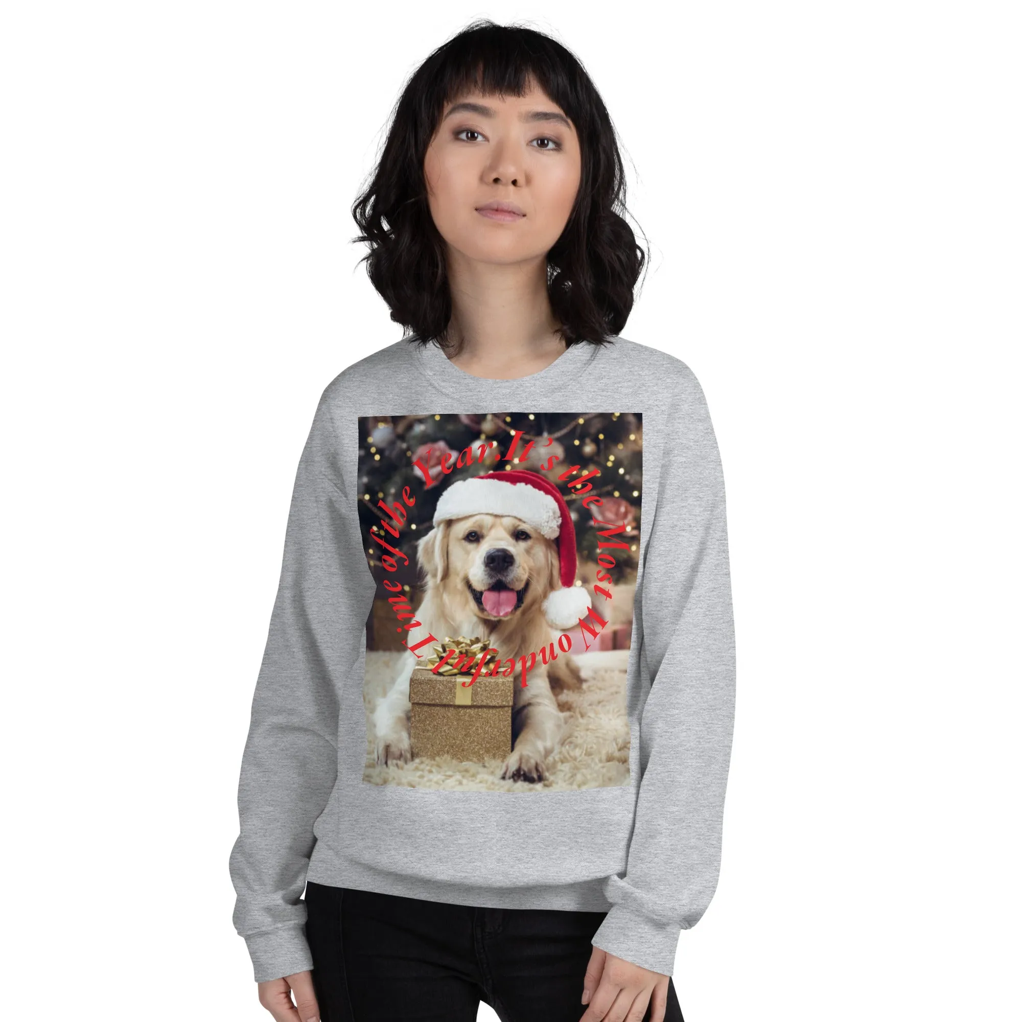 It's The Most Wonderful Time of The Year Christmas Sweatshirt (Glamourange Christmas Sweatshirt Womens)