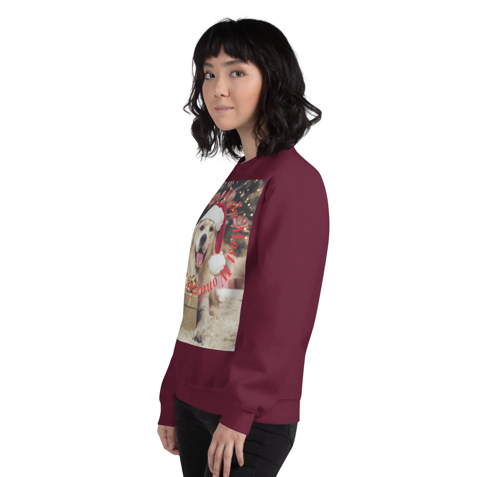 It's The Most Wonderful Time of The Year Christmas Sweatshirt (Glamourange Christmas Sweatshirt Womens)