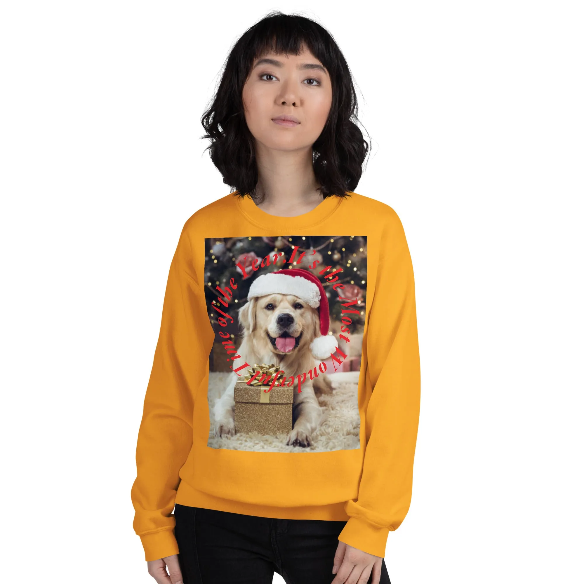 It's The Most Wonderful Time of The Year Christmas Sweatshirt (Glamourange Christmas Sweatshirt Womens)