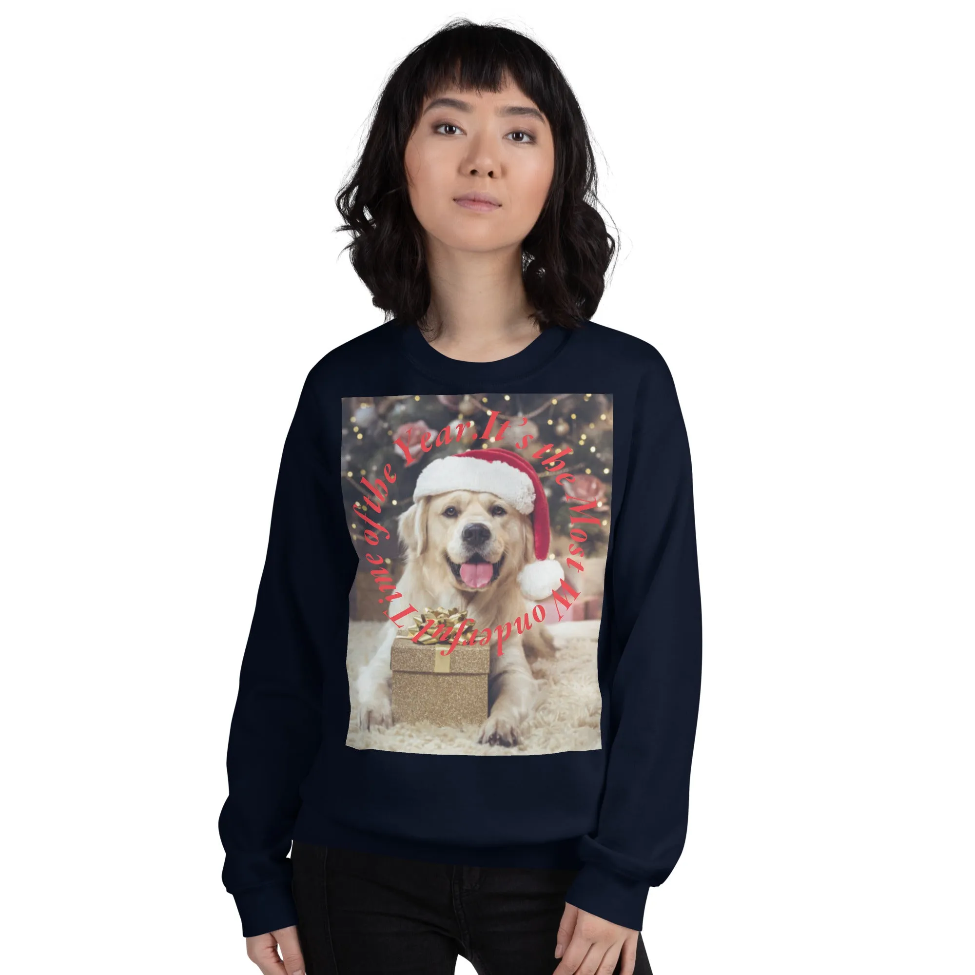 It's The Most Wonderful Time of The Year Christmas Sweatshirt (Glamourange Christmas Sweatshirt Womens)