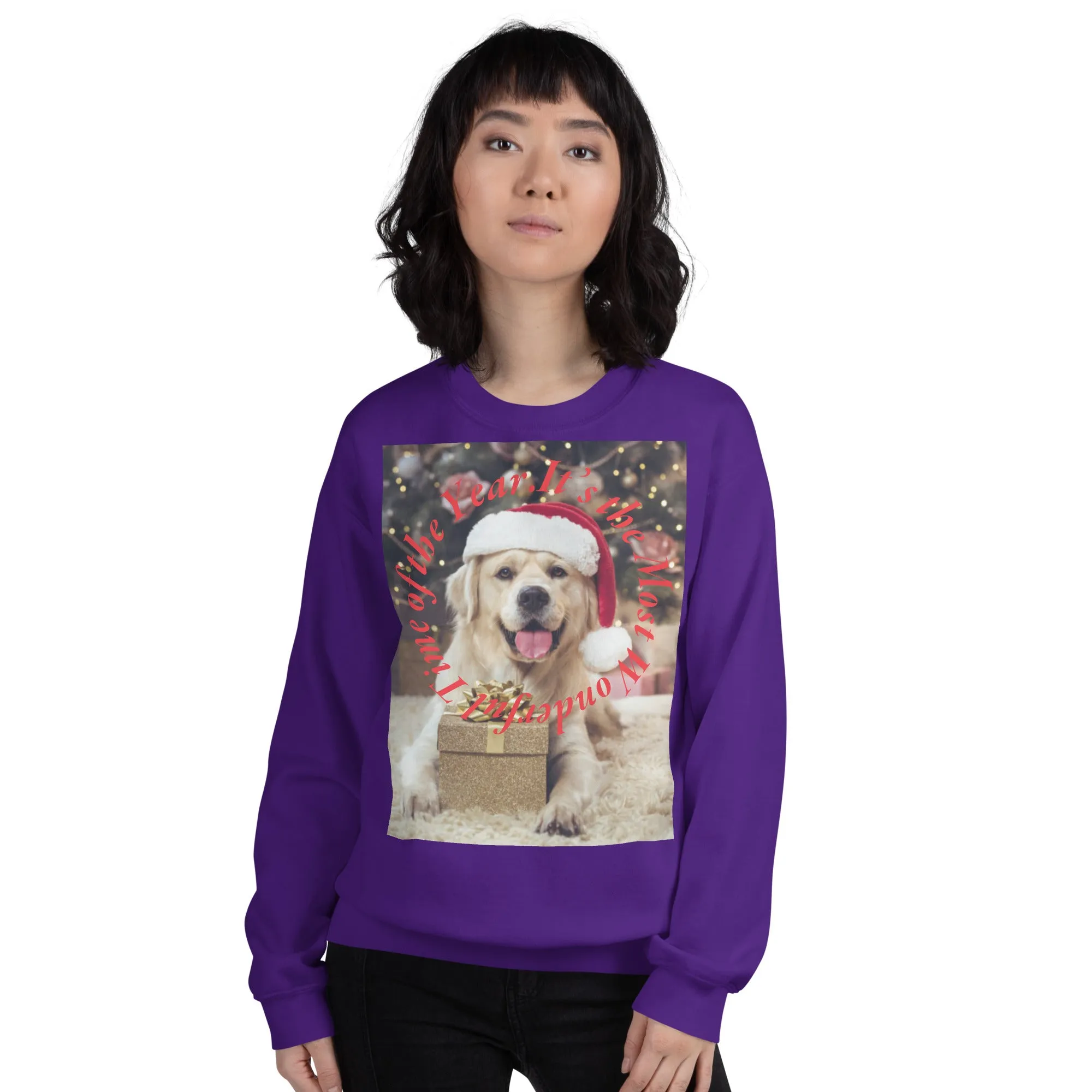 It's The Most Wonderful Time of The Year Christmas Sweatshirt (Glamourange Christmas Sweatshirt Womens)