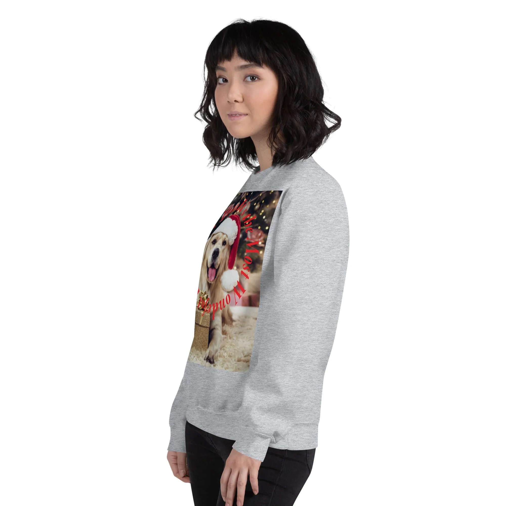 It's The Most Wonderful Time of The Year Christmas Sweatshirt (Glamourange Christmas Sweatshirt Womens)