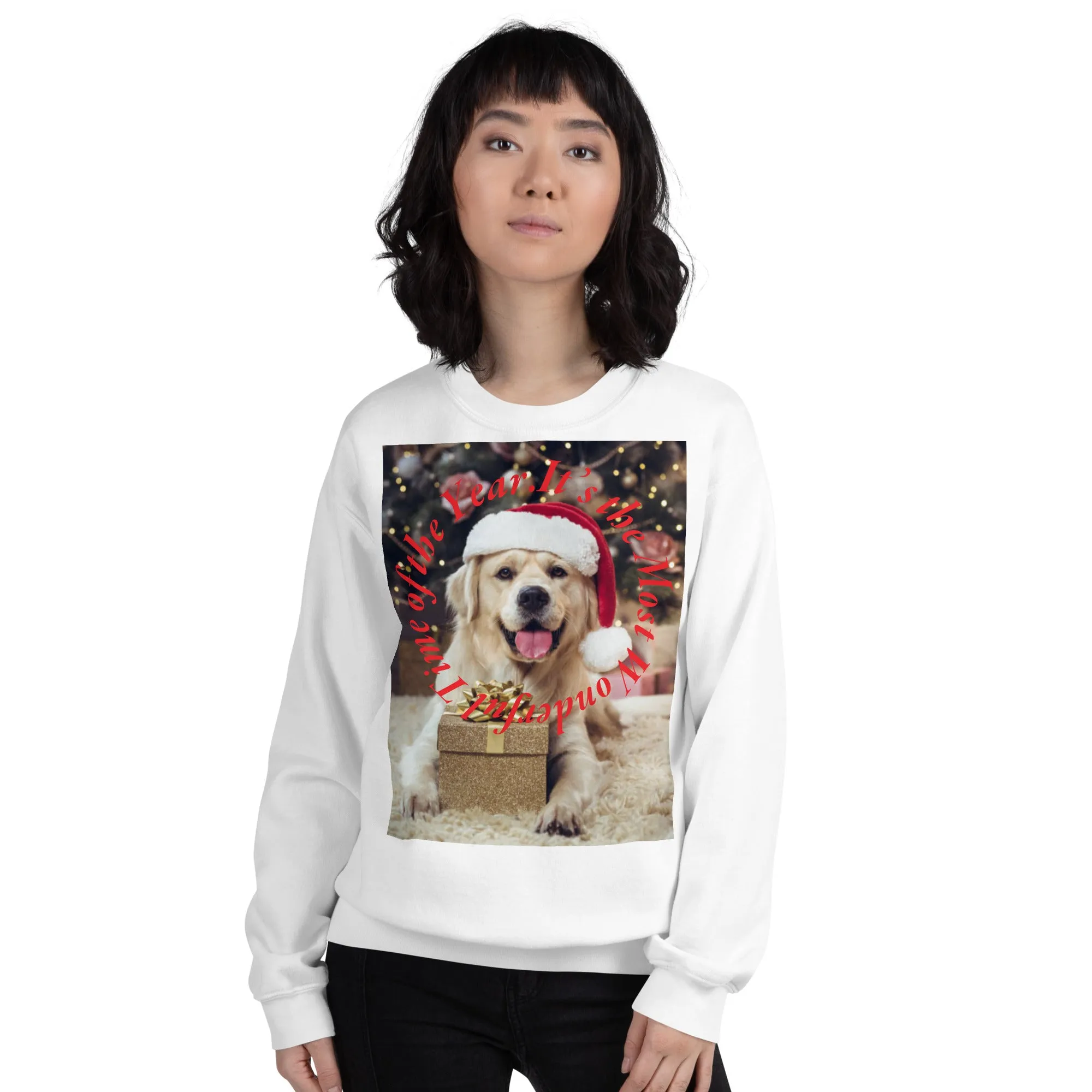 It's The Most Wonderful Time of The Year Christmas Sweatshirt (Glamourange Christmas Sweatshirt Womens)