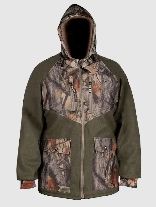 Jacket - Big Bill Merino Wool Hunting Jacket With Game Bag, BBHARMER🍁