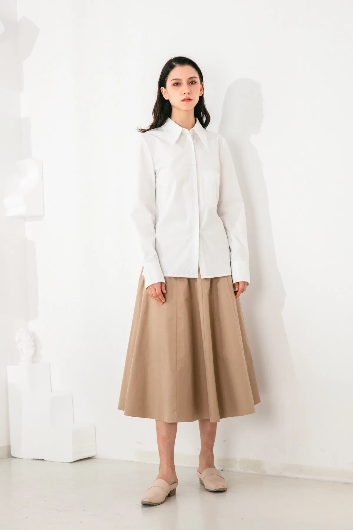 Jeanne Midi Skirt