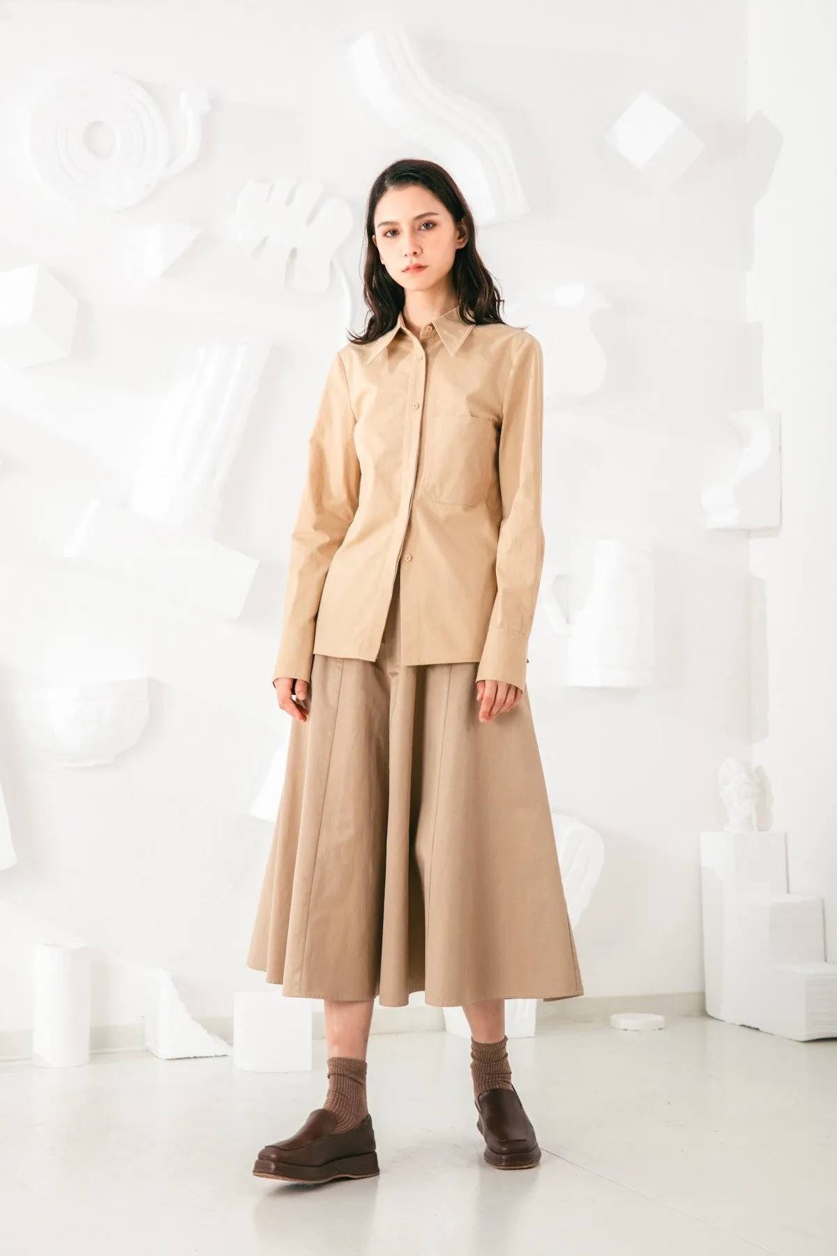 Jeanne Midi Skirt