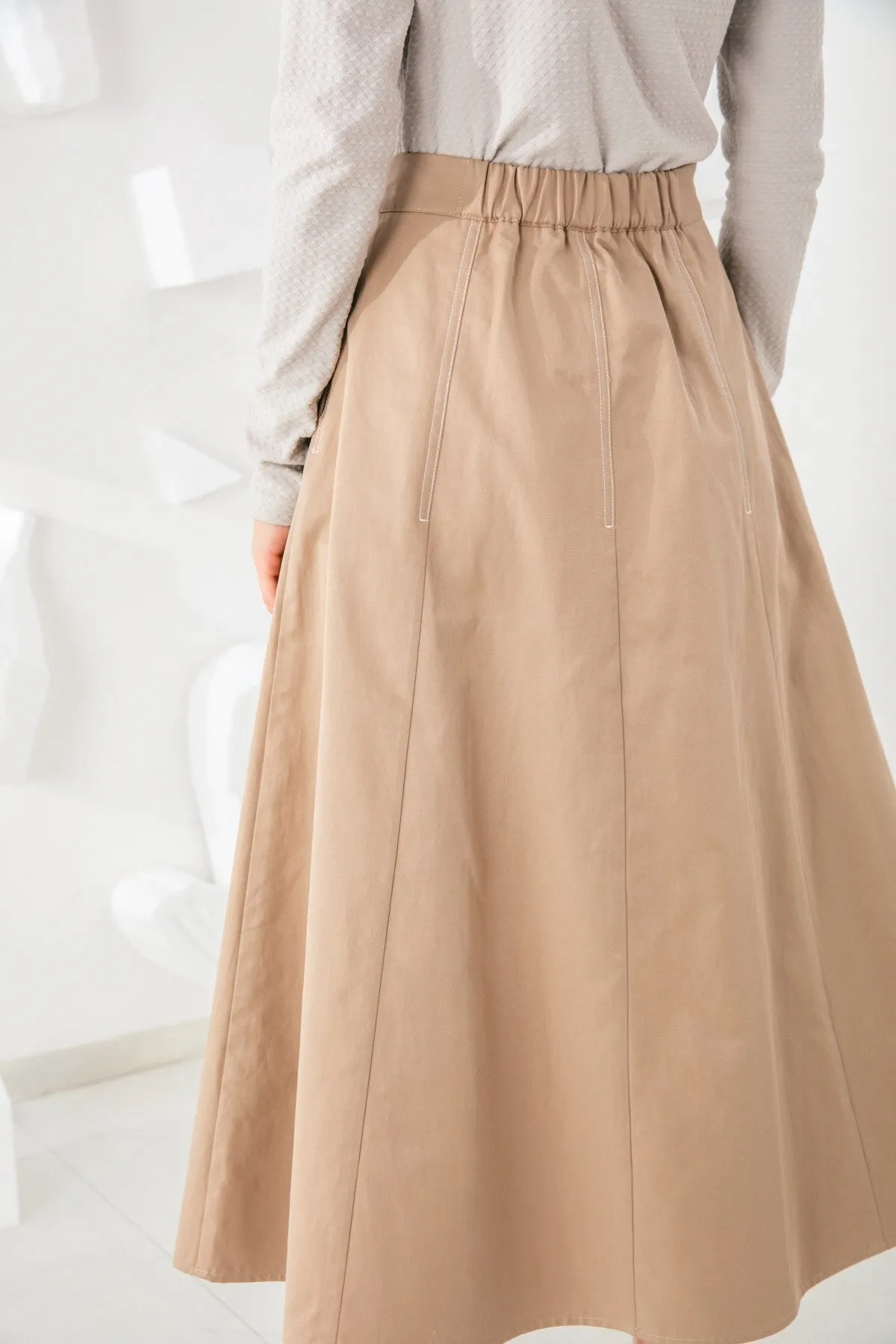 Jeanne Midi Skirt