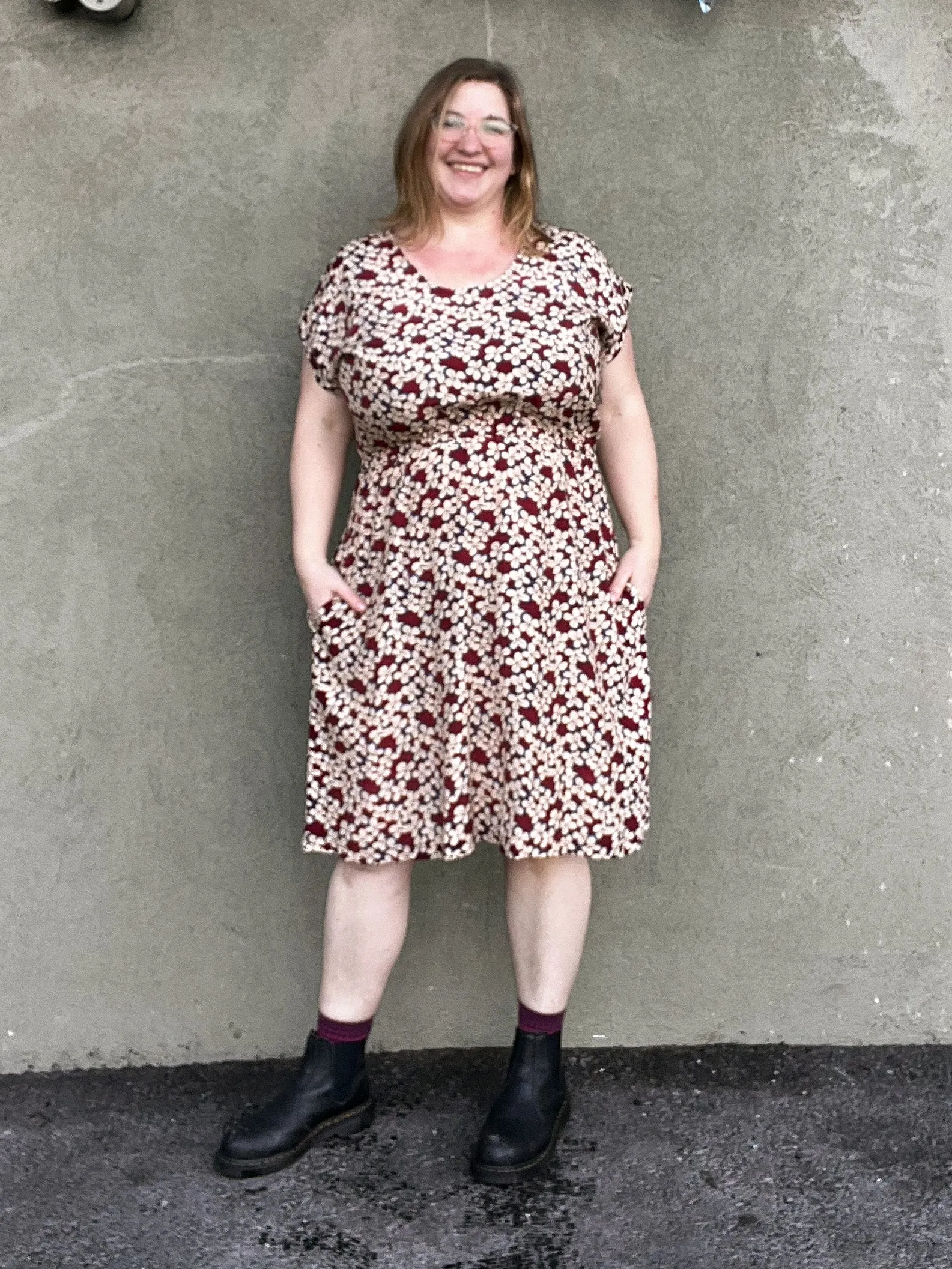 Jocelyn Dress in Grape Blossom