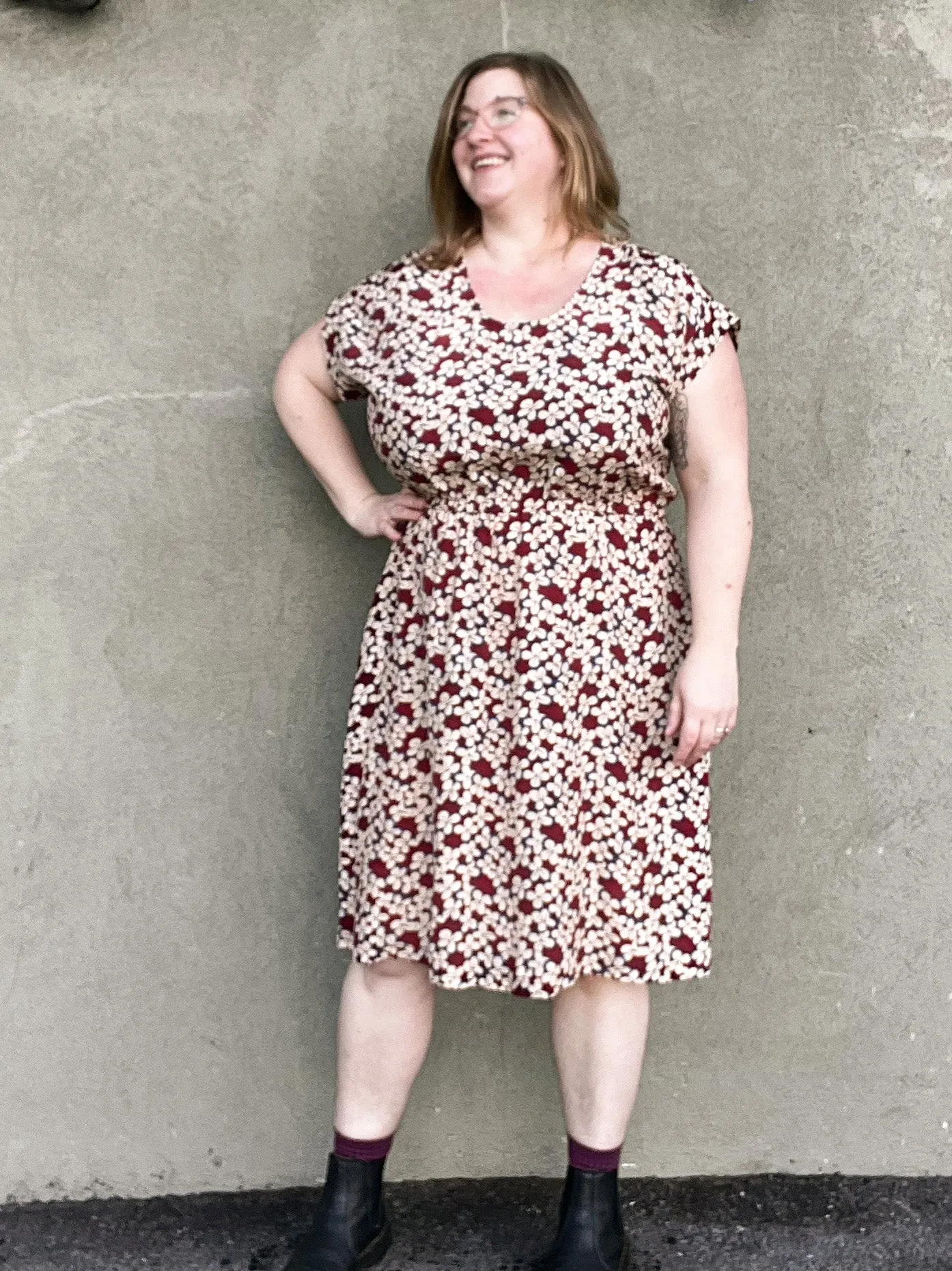 Jocelyn Dress in Grape Blossom