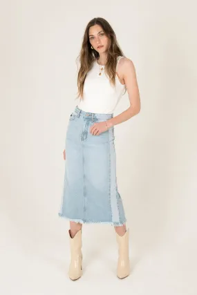 KanCan Midi Denim Skirt
