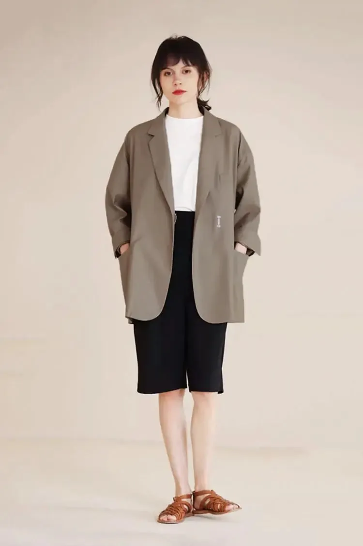 Khaki Blazer for Women