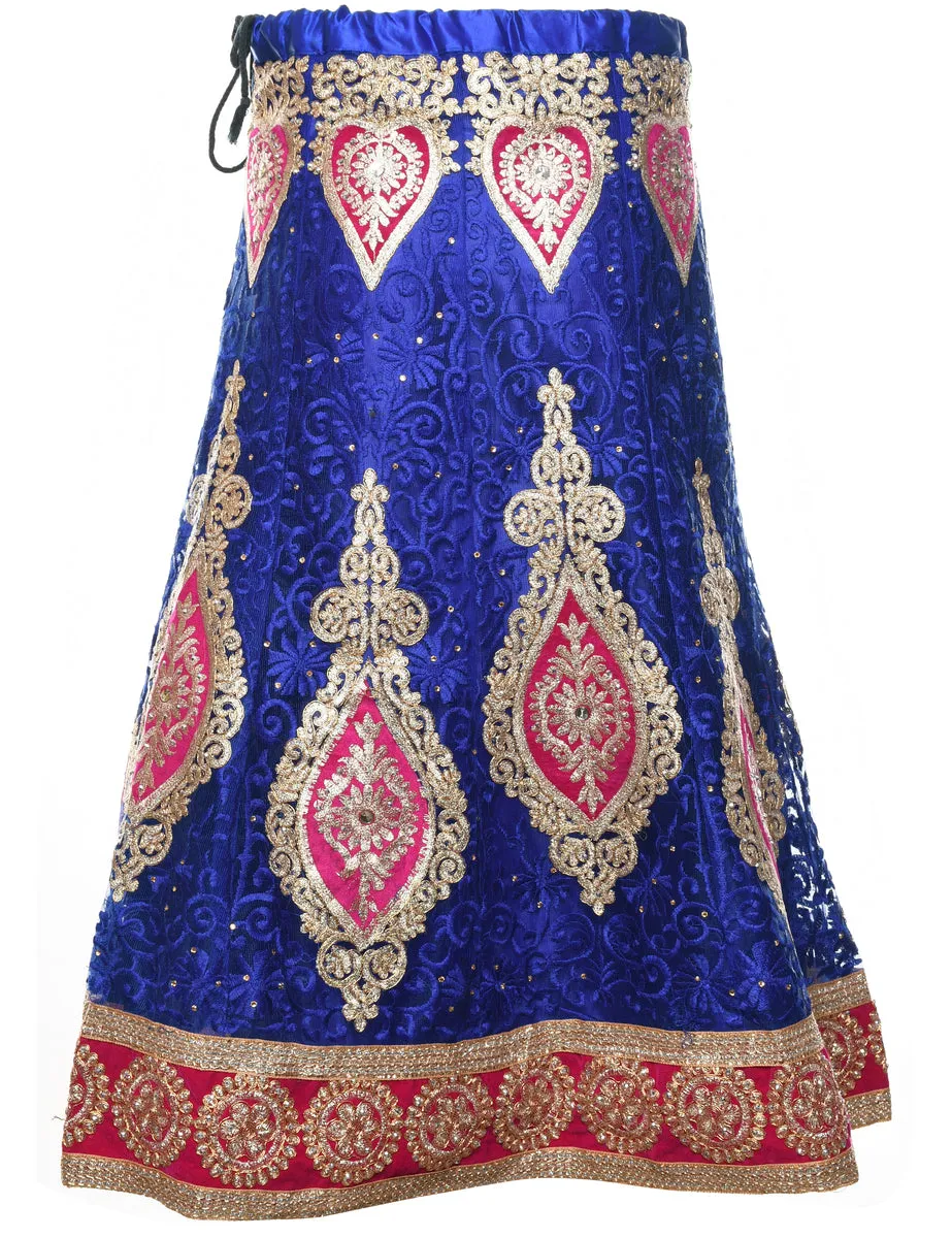 Lace Midi Skirt - M