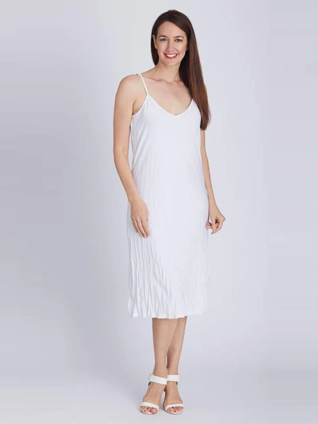 Layer Slip Dress - White 11131-S