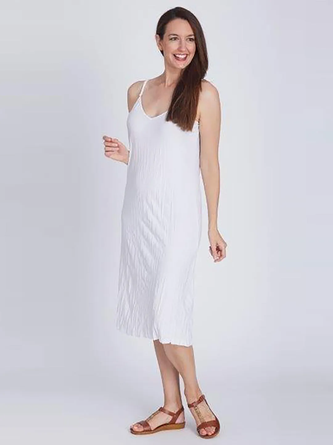 Layer Slip Dress - White 11131-S
