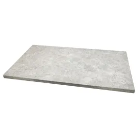 Legions Lunar Silver, 13" x 24" - 2CM Eased Porcelain Pool Coping