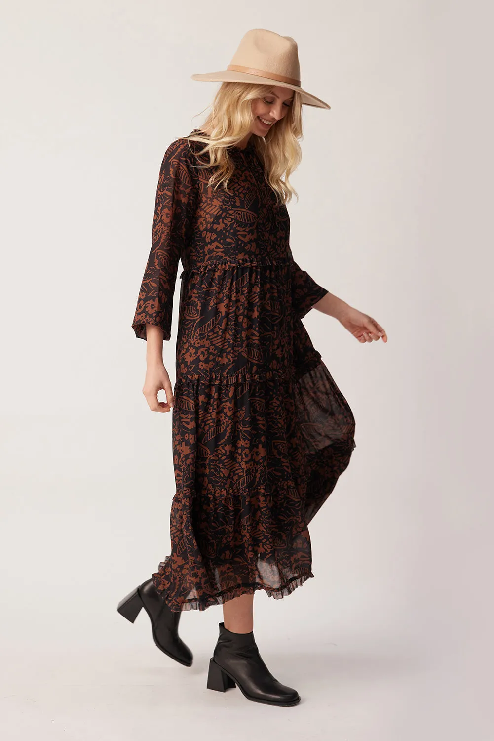 Lemon Tree Macy Dress & Singlet Ginger Print