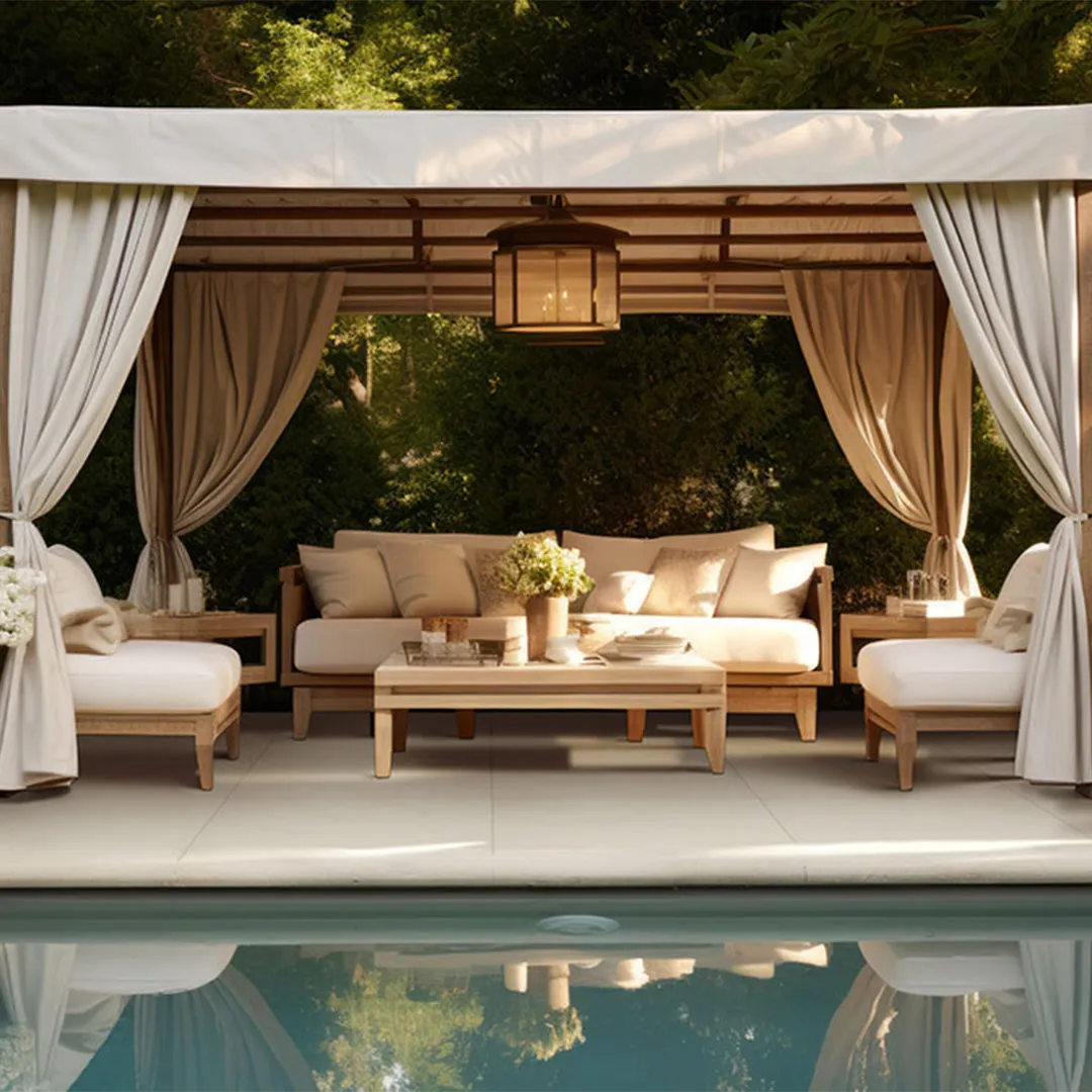 Living Style Cream, 13" x 24" - 2CM Porcelain Pool Coping