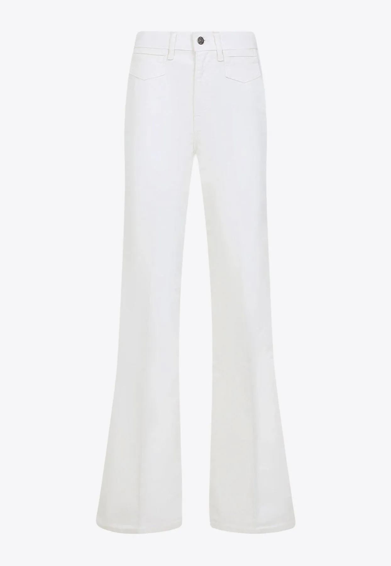 Logo-Patch Flared Pants