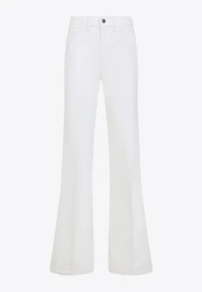 Logo-Patch Flared Pants