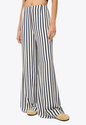 Luke Wide-Leg Stripe Pants
