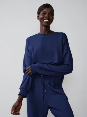 Luxe Scuba Crew Neck Sweatshirt